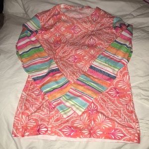 Whimsy Rose multicolored shirt sz L worn once